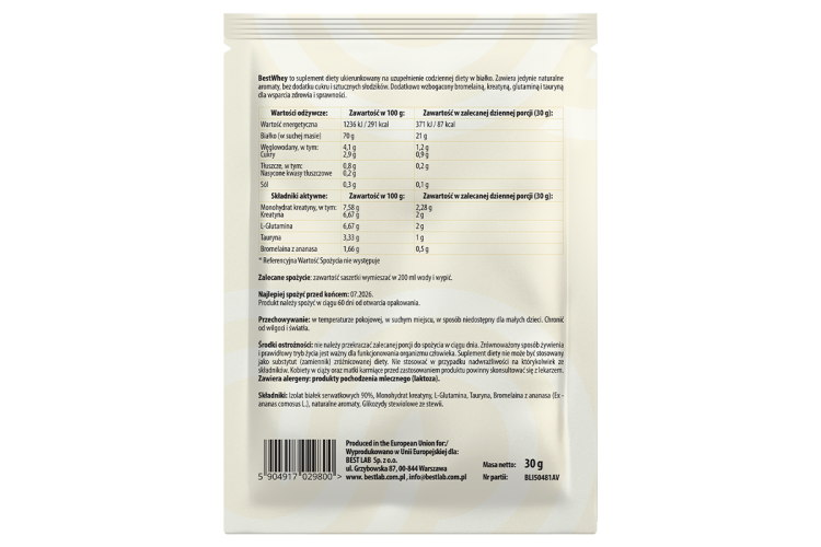 copy of BestWhey - BEST LAB